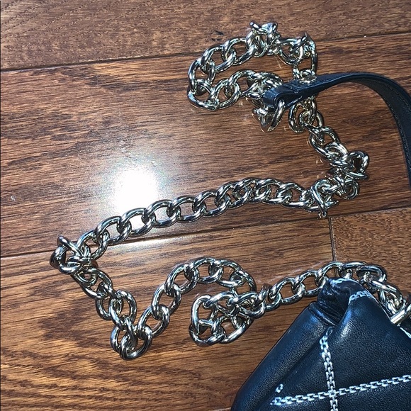 Kate Spade Quilted Crossbody Black White Gold - Picture 3 of 7